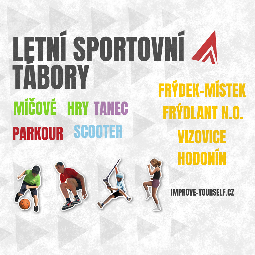 LETNÍ TÁBORY IMPROVE YOURSELF – kompletní přehled 2026